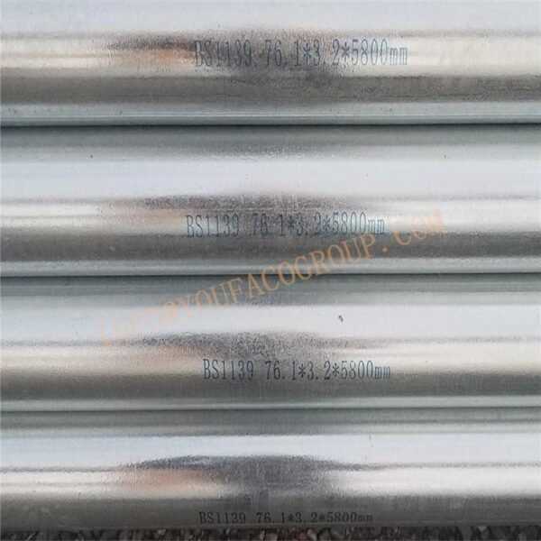 bs standard scaffolding pipes